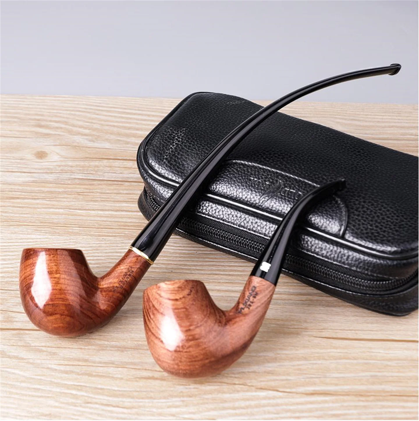 Wooden Cigarette Pipe With Two Mouths And Long Handle Reading Pipe Set Gift Box With Filter Element And Cigarette Cutter
Wooden Cigarette Pipe With Two Mouths And Long Handle Reading Pipe Set Gift Box With Filter Element And Cigarette Cutter