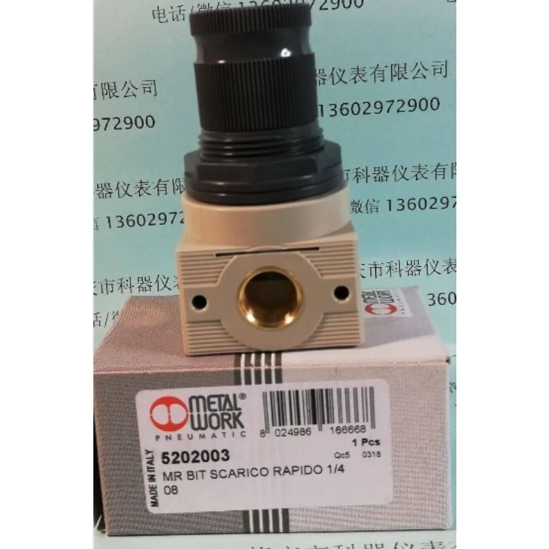 Italy METALWORK 5202003 tooth 1/4 0-8SR pressure regulator accessories
Italy METALWORK 5202003 tooth 1/4 0-8SR pressure regulator accessories