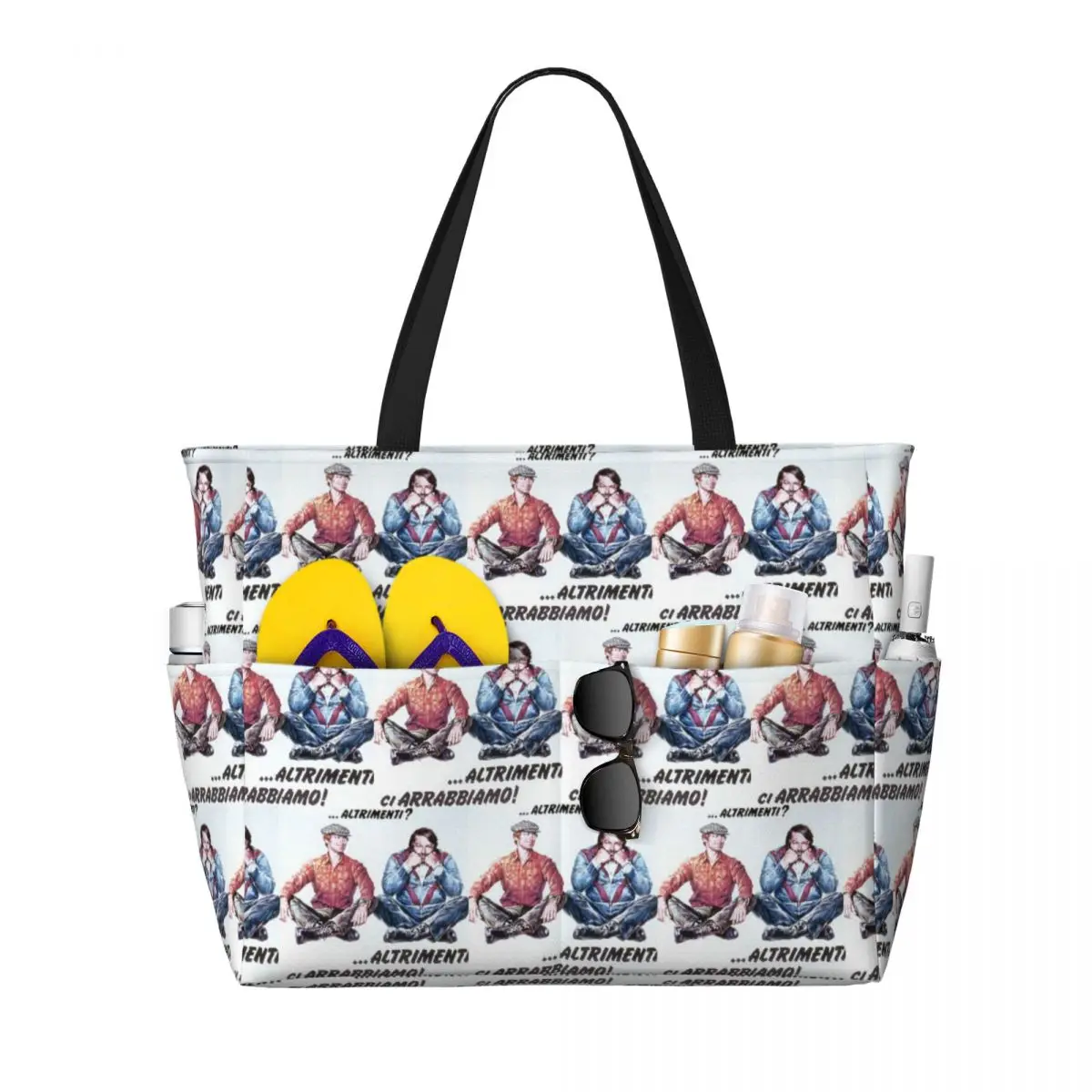 Maglietta Bud Spencer Terence Hill Beach Tote Bag Sport Gym Yoga Duffle Large Tote Bag Women Travel Bag Fitness bag
Maglietta Bud Spencer Terence Hill Beach Tote Bag Sport Gym Yoga Duffle Large Tote Bag Women Travel Bag Fitness bag