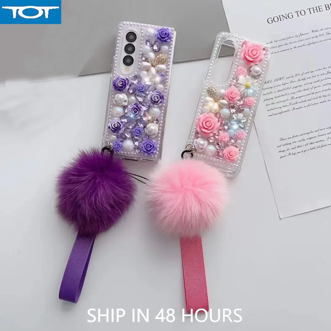 Уникальный роскошный меховой чехол для телефона с жемчугом и бриллиантами на запястье для Samsung Galaxy Z Fold 6, 5, 4, 3, 5G F7110 F7070 Ca
Уникальный роскошный меховой чехол для телефона с жемчугом и бриллиантами на запястье для Samsung Galaxy Z Fold 6, 5, 4, 3, 5G F7110 F7070 Ca