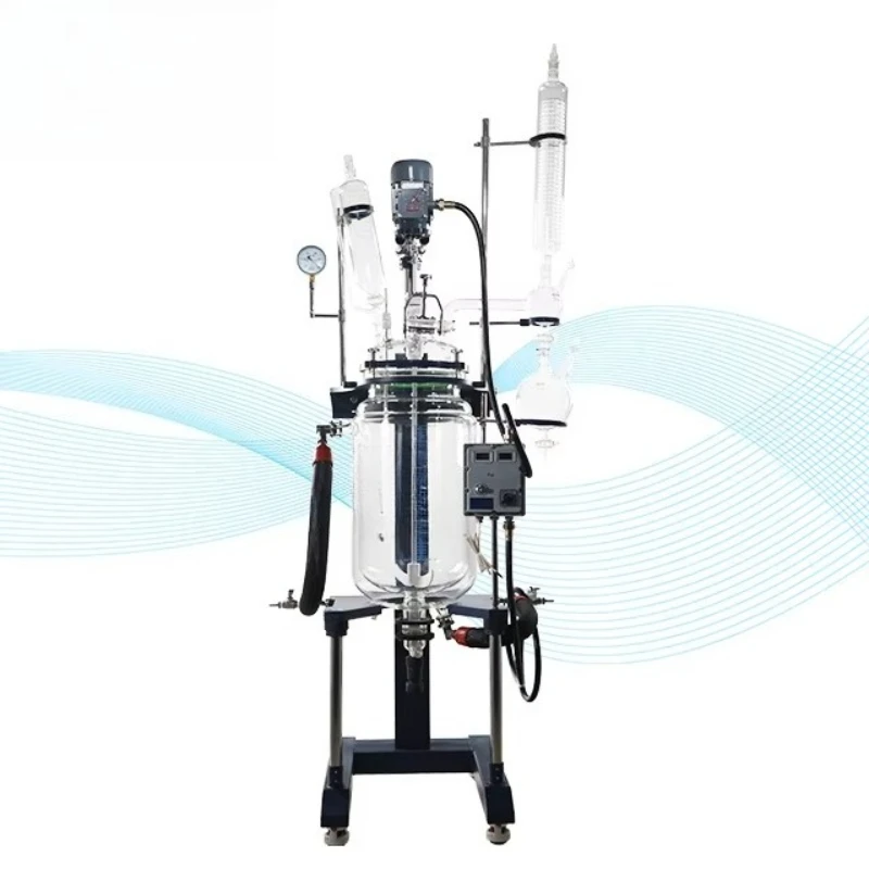 Novel double glass reactor chemical reactor
Novel double glass reactor chemical reactor