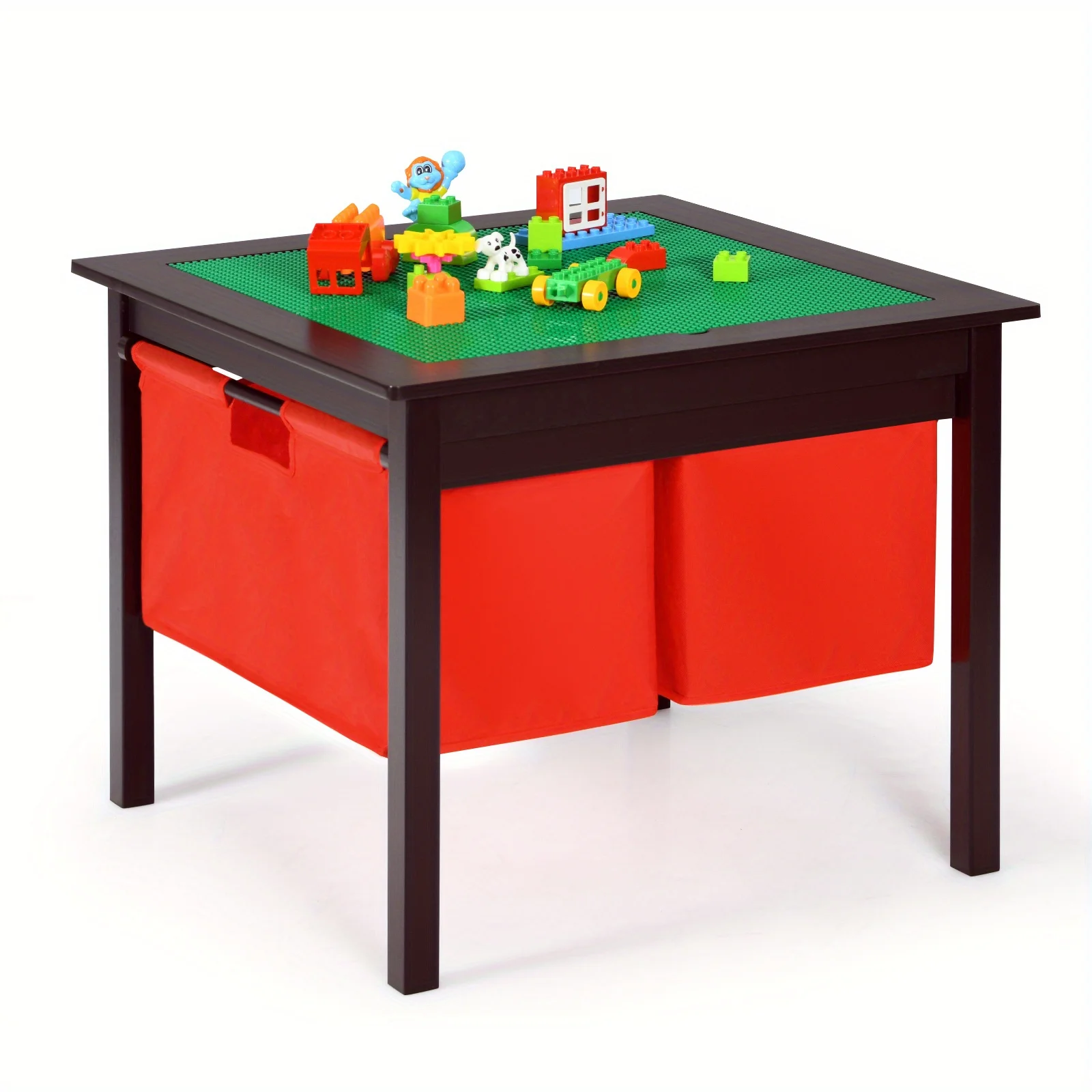 Babyjoy 2-in-1 Kids Double-sided Activity Building Block Table W/ Drawers Brown
Babyjoy 2-in-1 Kids Double-sided Activity Building Block Table W/ Drawers Brown