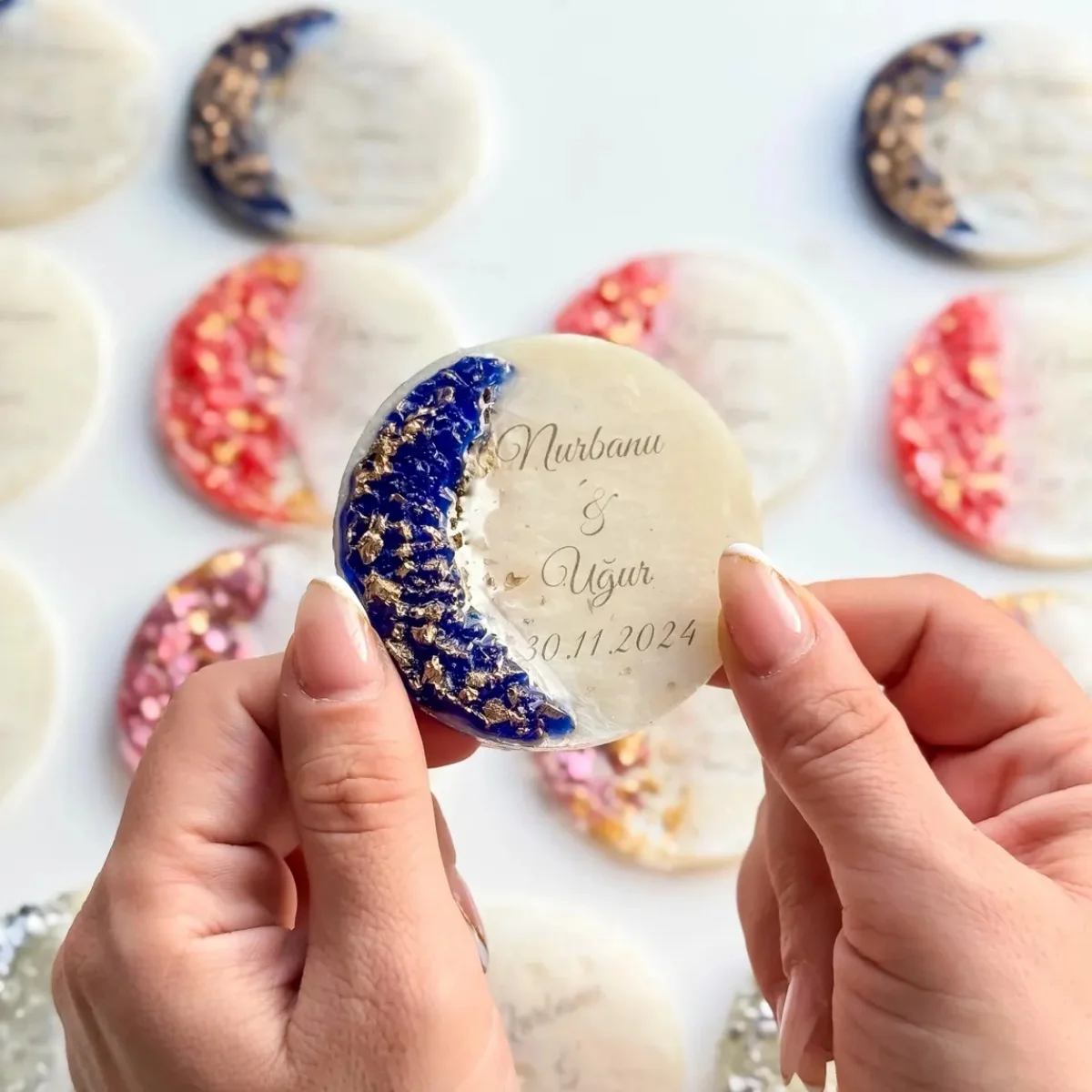 Personalized Epoxy Wedding Magnet: Elegant Bulk Engagement Favor
Personalized Epoxy Wedding Magnet: Elegant Bulk Engagement Favor