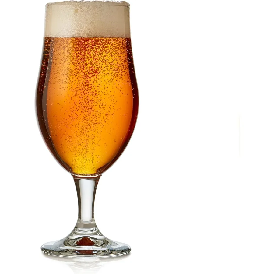 Craft Brews Nucleated Belgian Beer Glasses 16.5ounce Set of 4 for Serving Specialty Beers Enhanced Carbonation Retention and Ar
Craft Brews Nucleated Belgian Beer Glasses 16.5ounce Set of 4 for Serving Specialty Beers Enhanced Carbonation Retention and Ar