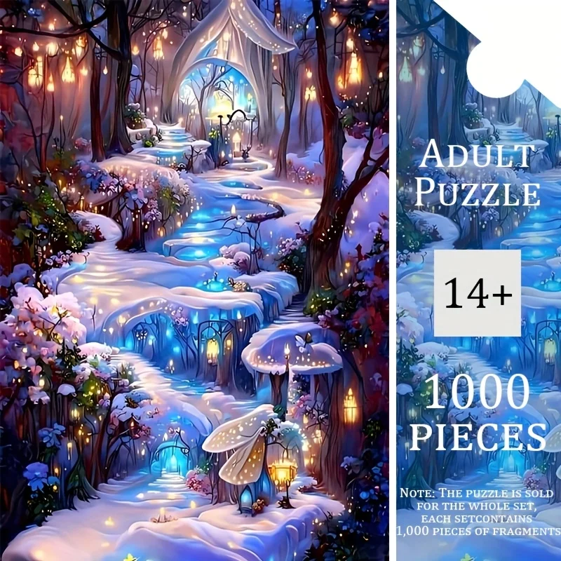1000 Pieces Jigsaw Puzzle for Adults Dream Cottage Environmentally Friendly Paper Christmas Gift Toy 19.7 x 27.6 inches
1000 Pieces Jigsaw Puzzle for Adults Dream Cottage Environmentally Friendly Paper Christmas Gift Toy 19.7 x 27.6 inches
