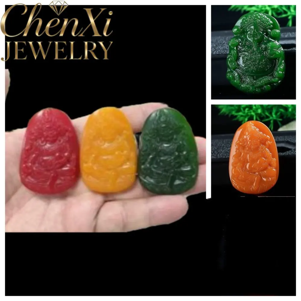 Rich Natural Variegated Hetian Jade Crafted Into God Of Wealth Neck Ornament Document Excellent Practical Gift For Celebrations
Rich Natural Variegated Hetian Jade Crafted Into God Of Wealth Neck Ornament Document Excellent Practical Gift For Celebrations