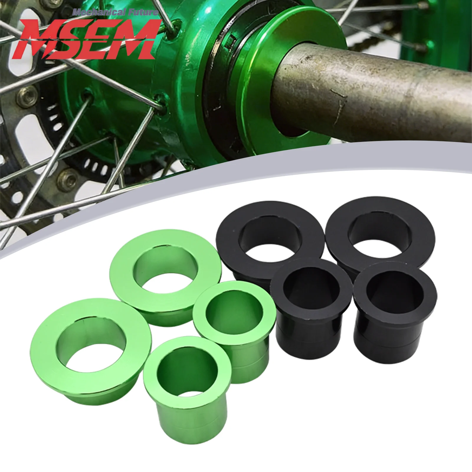 For Kawasaki KLX450R 2008-2019 KX450F KX250F KX250 2006-2020 KX125 2006-2020 Motocycle CNC Aluminum Front Rear Wheel Hub Spacers
For Kawasaki KLX450R 2008-2019 KX450F KX250F KX250 2006-2020 KX125 2006-2020 Motocycle CNC Aluminum Front Rear Wheel Hub Spacers