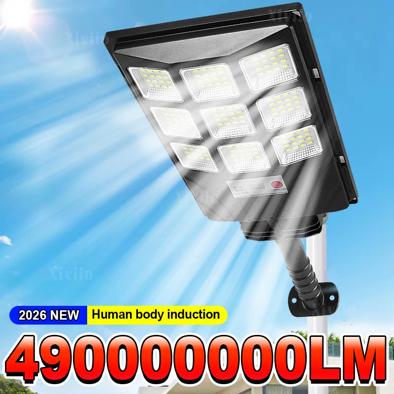 4900000LM 8000 Вт Солнечная светодиодная лампа Наружный датчик движения Высокая мощность 10000 мАч Солнечная садовая лампа с 3 режимами безопасности Уличное освещение
4900000LM 8000 Вт Солнечная светодиодная лампа Наружный датчик движения Высокая мощность 10000 мАч Солнечная садовая лампа с 3 режимами безопасности Уличное освещение