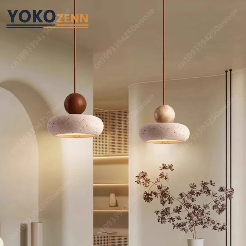 Japanese Travertine Stone LED Pendant Light, Wabi-Sabi Natural Stone Chandeliers for Kitchen Island Restaurant Bedroom Decor
Japanese Travertine Stone LED Pendant Light, Wabi-Sabi Natural Stone Chandeliers for Kitchen Island Restaurant Bedroom Decor
