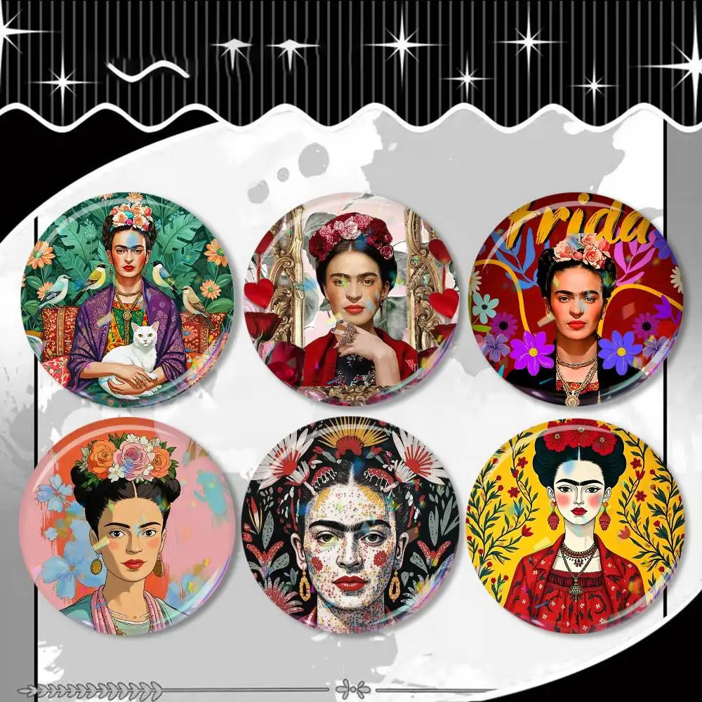 F-FridaS-S K-Kahlo art Badge 25 32 44 58 75 mm Round Fans Collect Friends Gifts Brooch Souvenir
F-FridaS-S K-Kahlo art Badge 25 32 44 58 75 mm Round Fans Collect Friends Gifts Brooch Souvenir