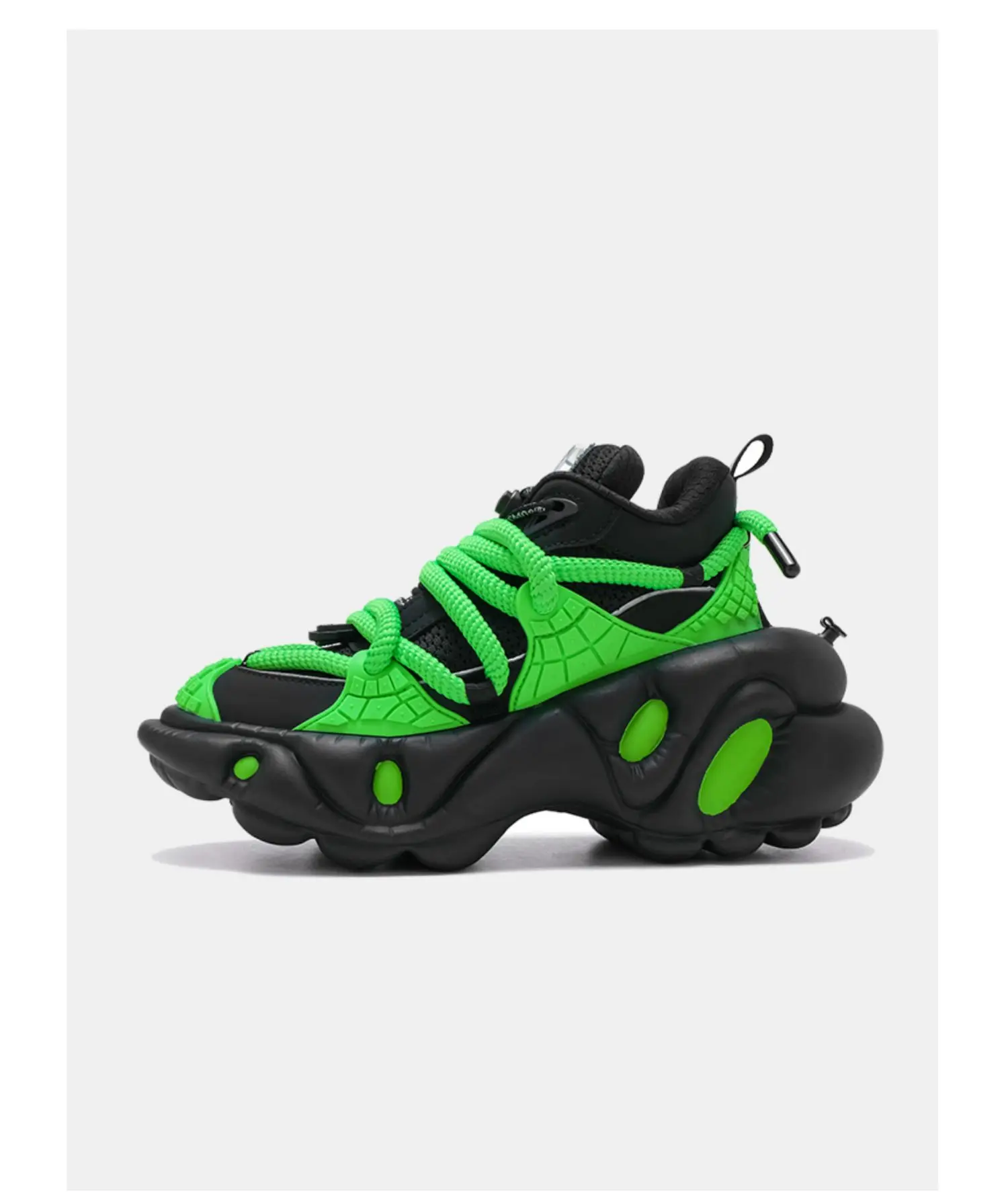 Super Soft Thick Sole Women/men Sport Shoes Lace Up Breathable Mesh Sneaker Casual Black/green Dad Shoes Platform Fashion Shoes
Super Soft Thick Sole Women/men Sport Shoes Lace Up Breathable Mesh Sneaker Casual Black/green Dad Shoes Platform Fashion Shoes