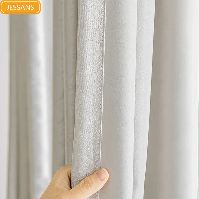 Кремовые жаккардовые плотные звукоизоляционные шторы цвета шампанского для гостиной, спальни, французского окна, балкона, перегородки эркера
Кремовые жаккардовые плотные звукоизоляционные шторы цвета шампанского для гостиной, спальни, французского окна, балкона, перегородки эркера