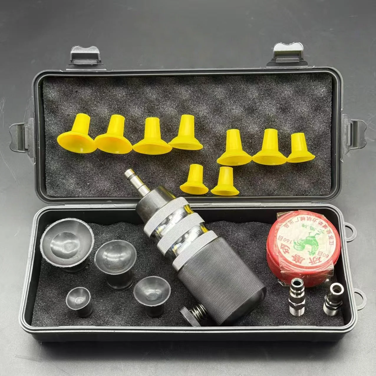17Pcs Pneumatic Valve Grinding Tool Rotary Valve Pneumatic Engine Cylinder Head Valve Grinding Tool 16 20 30 35MM
17Pcs Pneumatic Valve Grinding Tool Rotary Valve Pneumatic Engine Cylinder Head Valve Grinding Tool 16 20 30 35MM