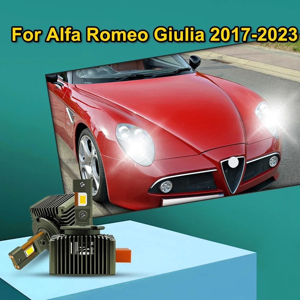 2x LED Headlights Canbus 30000LM D5S Auto Bulbs Two-sided 110W Car Lamp For Alfa Romeo Giulia 2017 2018 2019 2020 2021 2022 2023
2x LED Headlights Canbus 30000LM D5S Auto Bulbs Two-sided 110W Car Lamp For Alfa Romeo Giulia 2017 2018 2019 2020 2021 2022 2023