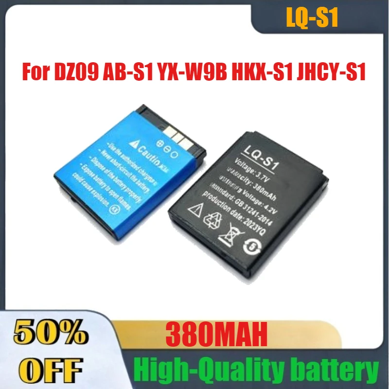 380mAh LQ-S1 Smart Watch Battery for DZ09 AB-S1 YX-W9B HKX-S1 JHCY-S1 Replacement Rechargeable Cell Accessories & Parts
380mAh LQ-S1 Smart Watch Battery for DZ09 AB-S1 YX-W9B HKX-S1 JHCY-S1 Replacement Rechargeable Cell Accessories & Parts