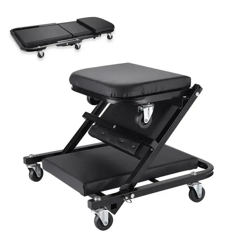 36-inch Folding Car Repair Bed Auto Maintenance Work Bench Chair Auto Workshop Roller Seat Bench Wheels Roller Car Creeper Seat
36-inch Folding Car Repair Bed Auto Maintenance Work Bench Chair Auto Workshop Roller Seat Bench Wheels Roller Car Creeper Seat