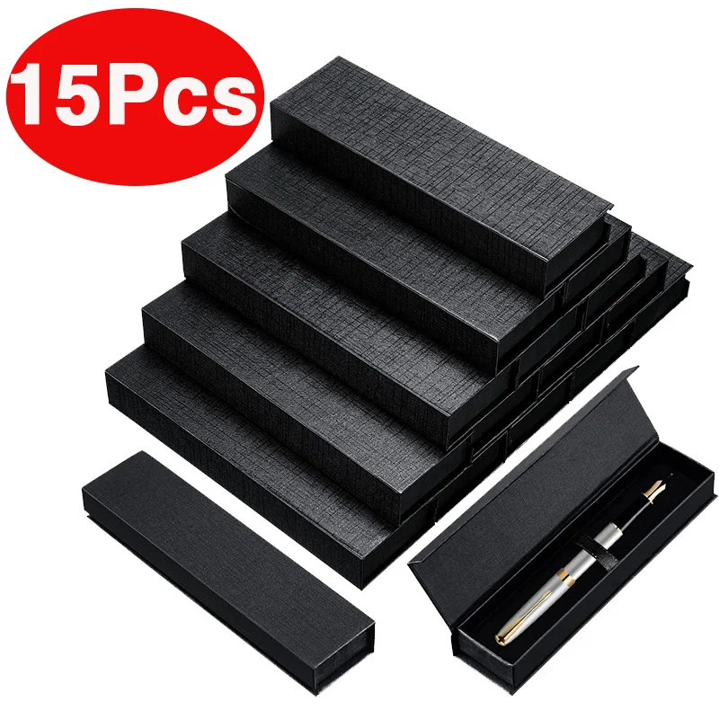 15PCS Empty Pen Gift Box with Cushion Cardboard Collection Case for Pencil Ballpoint Fountain Pen Jewelry Pen Display Box
15PCS Empty Pen Gift Box with Cushion Cardboard Collection Case for Pencil Ballpoint Fountain Pen Jewelry Pen Display Box