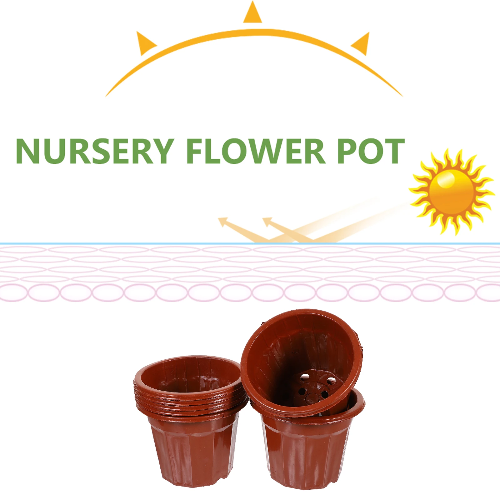 25 Pcs Household Seedling Planting Pot Indoor Plants Outdoor Plastic Nursery Pots
25 Pcs Household Seedling Planting Pot Indoor Plants Outdoor Plastic Nursery Pots
