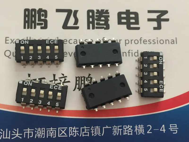 1PCS Original Taiwan ECE Bairong EAD105EZ dial code switch 5-bit key type flat dial coding patch 2.54mm
1PCS Original Taiwan ECE Bairong EAD105EZ dial code switch 5-bit key type flat dial coding patch 2.54mm