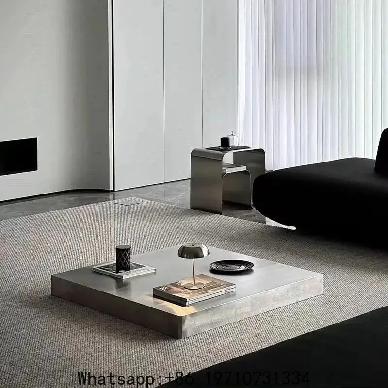 Nordic Creative Design Stainless Steel Corner Table Simple Light Luxury Sofa Square Tables Living Room Home Module Platform
Nordic Creative Design Stainless Steel Corner Table Simple Light Luxury Sofa Square Tables Living Room Home Module Platform