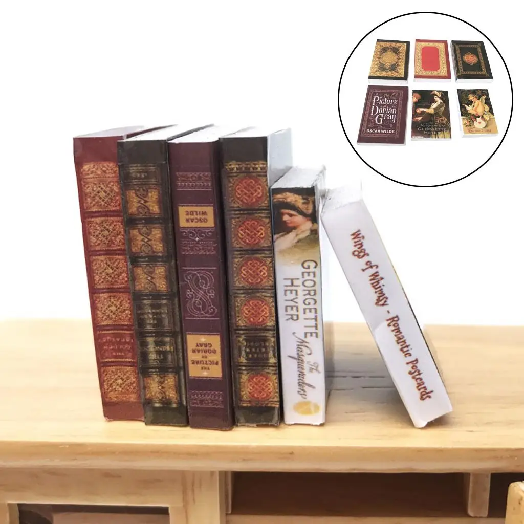 6pcs 1:12 Dollhouse Miniatures Books Creative Life Scene Decoration Toys
6pcs 1:12 Dollhouse Miniatures Books Creative Life Scene Decoration Toys