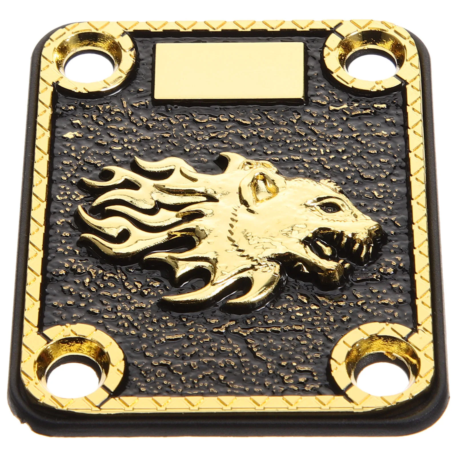Alloy Guitar Neck Plate Durable Rust Resistant Animal Head Pattern Improve Stability Enhance Guitar Performance
Alloy Guitar Neck Plate Durable Rust Resistant Animal Head Pattern Improve Stability Enhance Guitar Performance