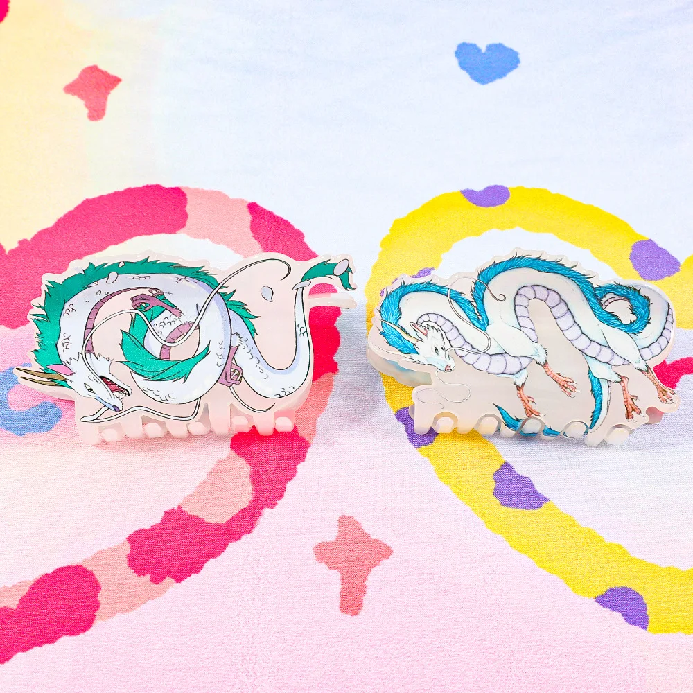 Cartoon Little White Dragon Hair Claw Acrylic Claw Clips Cute Print Dragon Crab Hair Clip Hair Accessories for Women Girls
Cartoon Little White Dragon Hair Claw Acrylic Claw Clips Cute Print Dragon Crab Hair Clip Hair Accessories for Women Girls
