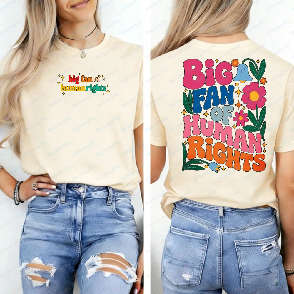 Big Fan of Human Rights Floral Shirt Social Justice Tshirt Support Immigrant Tee Cute Equality Pro Democracy Shirt Harajuku Tops
Big Fan of Human Rights Floral Shirt Social Justice Tshirt Support Immigrant Tee Cute Equality Pro Democracy Shirt Harajuku Tops