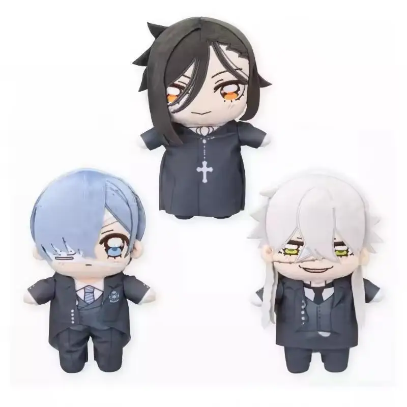 Оригинальная плюшевая кукла Black Butler Sebastian Michaelis Ciel Phantomhive Undertaker, мультяшная аниме-фигурка, игрушки, рождественские подарки
Оригинальная плюшевая кукла Black Butler Sebastian Michaelis Ciel Phantomhive Undertaker, мультяшная аниме-фигурка, игрушки, рождественские подарки