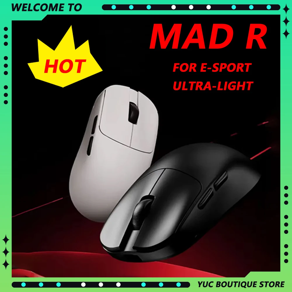 Беспроводная игровая мышь ATK VGN VXE MAD R MAJOR PAW3950 Sensor 8K с низкой задержкой, 36 г, легкая FPS-мышь для пользовательского ПК, геймера, киберспорта
Беспроводная игровая мышь ATK VGN VXE MAD R MAJOR PAW3950 Sensor 8K с низкой задержкой, 36 г, легкая FPS-мышь для пользовательского ПК, геймера, киберспорта