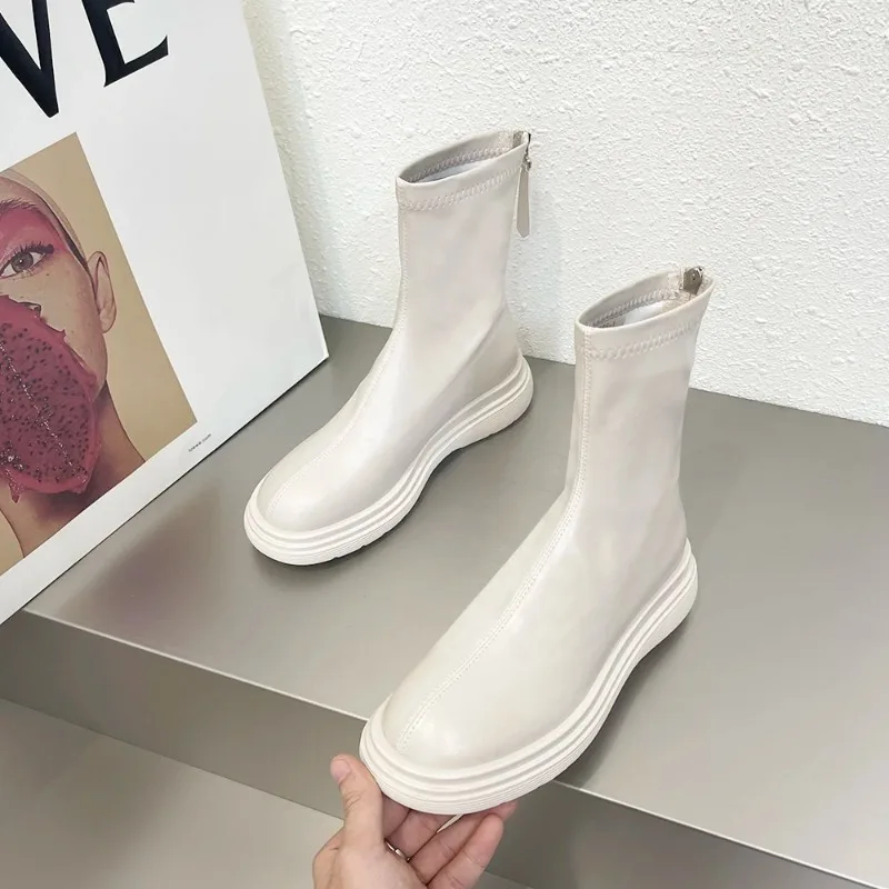 New Women's Boots Fashion Self Cultivation Ankle Boot High End Designer Platform Boots for Woman Luxury Casual Shoes Botas Mujer
New Women's Boots Fashion Self Cultivation Ankle Boot High End Designer Platform Boots for Woman Luxury Casual Shoes Botas Mujer