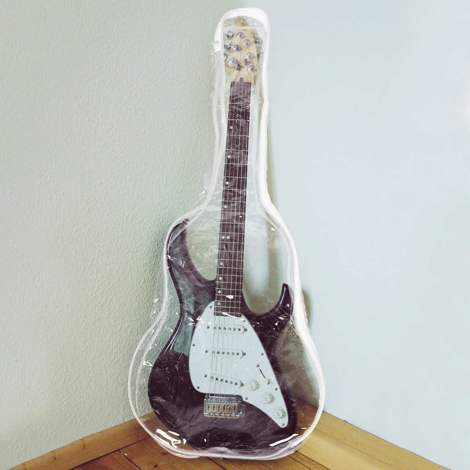 Transparent PVC Electric Guitar Bag Dust Cover Fully Sealed Waterproof Lightweight Portable Protective Cover for Musicians
Transparent PVC Electric Guitar Bag Dust Cover Fully Sealed Waterproof Lightweight Portable Protective Cover for Musicians