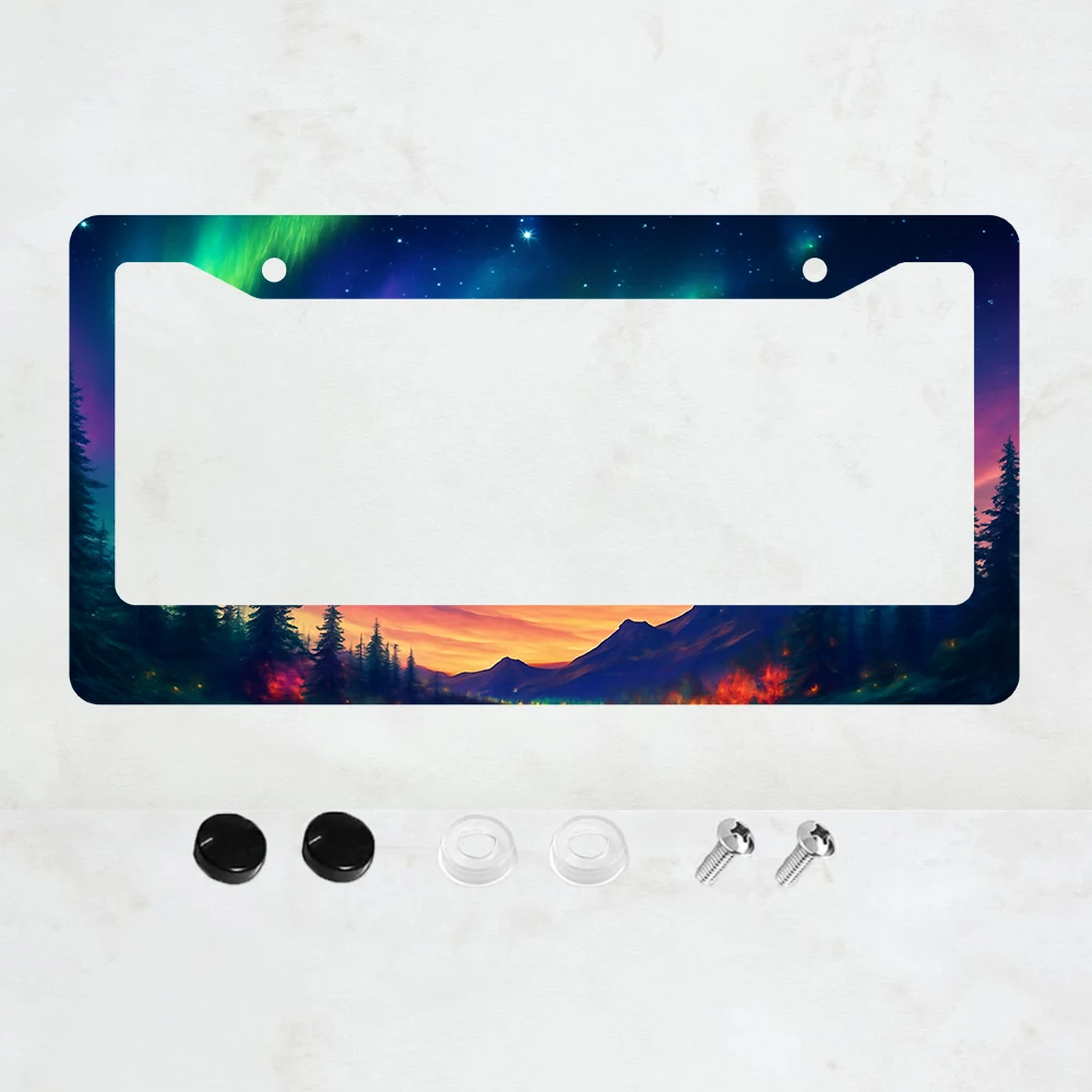 1PC 2-Hole License Plate Frame, Aluminum, 6x12 Inches, with Screws, American Standard Size, Retro Novelty Car Decoration Gift
1PC 2-Hole License Plate Frame, Aluminum, 6x12 Inches, with Screws, American Standard Size, Retro Novelty Car Decoration Gift