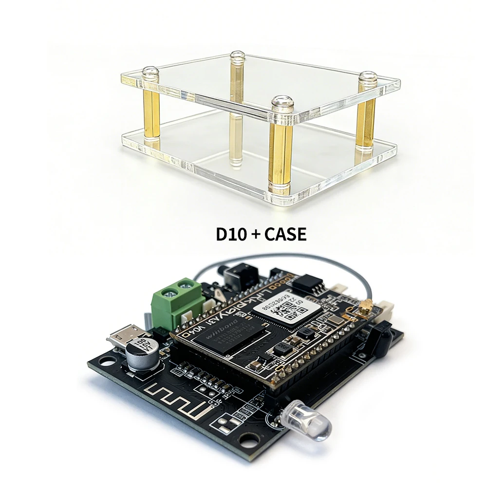 EMiUZEK D10 Expansion Board WiFi Bluetooth Multiroom Streamer ESS9023 DAC I2S Optical Coaxial High End Audio Processing
EMiUZEK D10 Expansion Board WiFi Bluetooth Multiroom Streamer ESS9023 DAC I2S Optical Coaxial High End Audio Processing