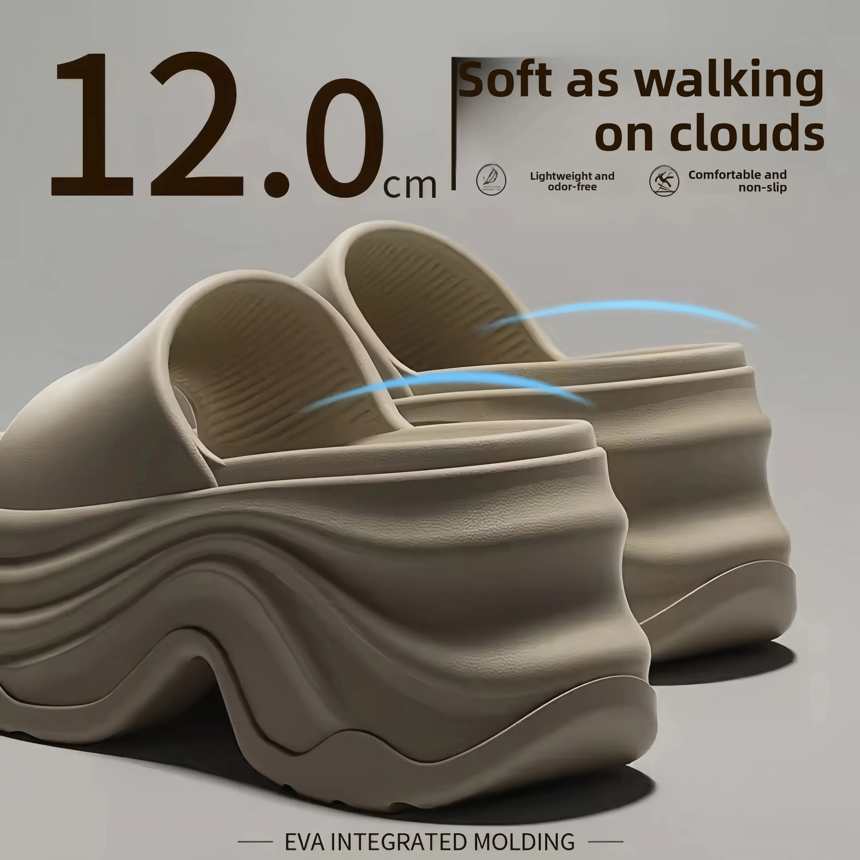 Women's Thick Heel Sandals Summer Outdoor Beach Fashion Platform Slippers High Heel Flat Sandals Anti-slip PVC Material
Women's Thick Heel Sandals Summer Outdoor Beach Fashion Platform Slippers High Heel Flat Sandals Anti-slip PVC Material