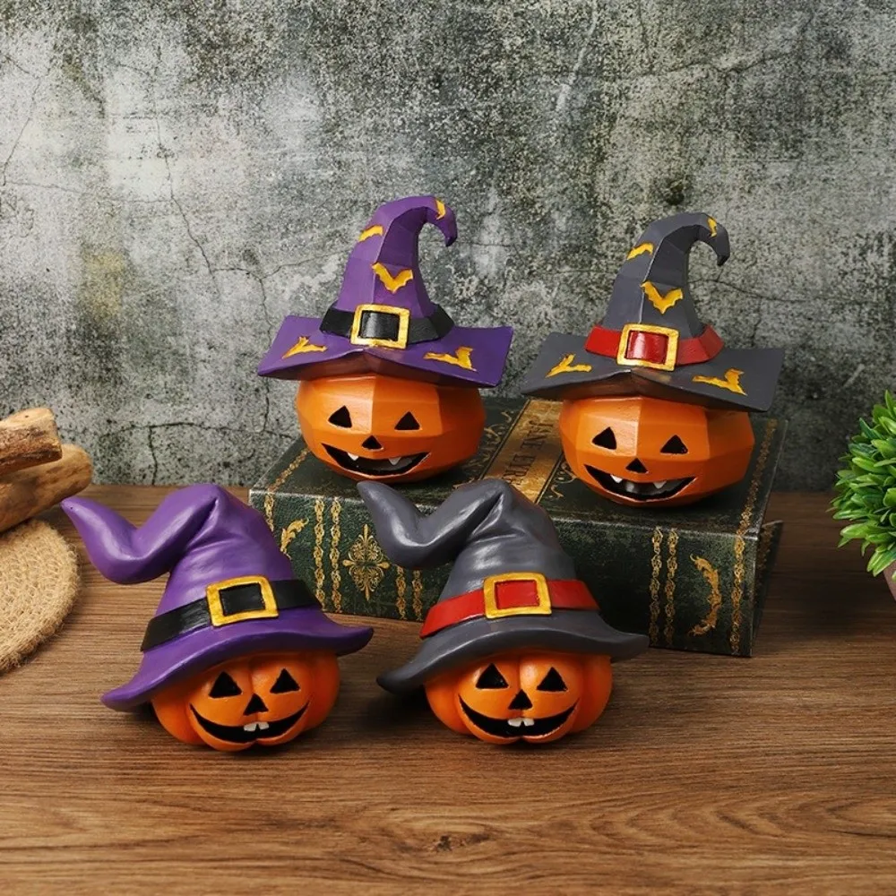 Cartoon Halloween Pumpkin Figurine Resin Crafts Decorative Pumpkin Ghost Ornaments Festival with Hat Pumpkin Statue
Cartoon Halloween Pumpkin Figurine Resin Crafts Decorative Pumpkin Ghost Ornaments Festival with Hat Pumpkin Statue