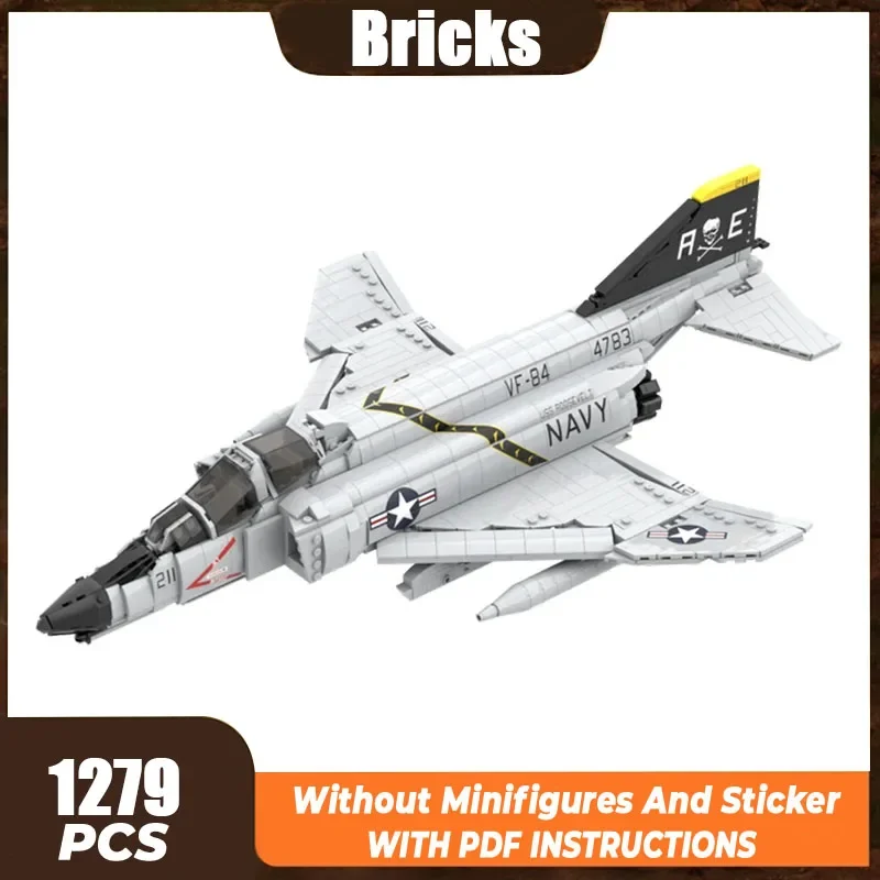 Moc строительные кирпичи военная модель F-4 призрак истребитель технология модульные блоки подарки рождественские игрушки наборы «сделай сам» сборка
Moc строительные кирпичи военная модель F-4 призрак истребитель технология модульные блоки подарки рождественские игрушки наборы «сделай сам» сборка