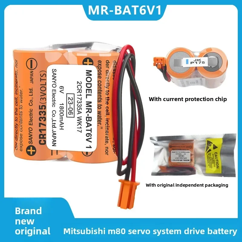 (10Pcs) For Mitsubishi M80 Driver MR-BAT6V1 MR-BAT6V1SET 2CR17335A WK17 PLC Lithium Battery 6V 1800mAh Servo Battery
(10Pcs) For Mitsubishi M80 Driver MR-BAT6V1 MR-BAT6V1SET 2CR17335A WK17 PLC Lithium Battery 6V 1800mAh Servo Battery