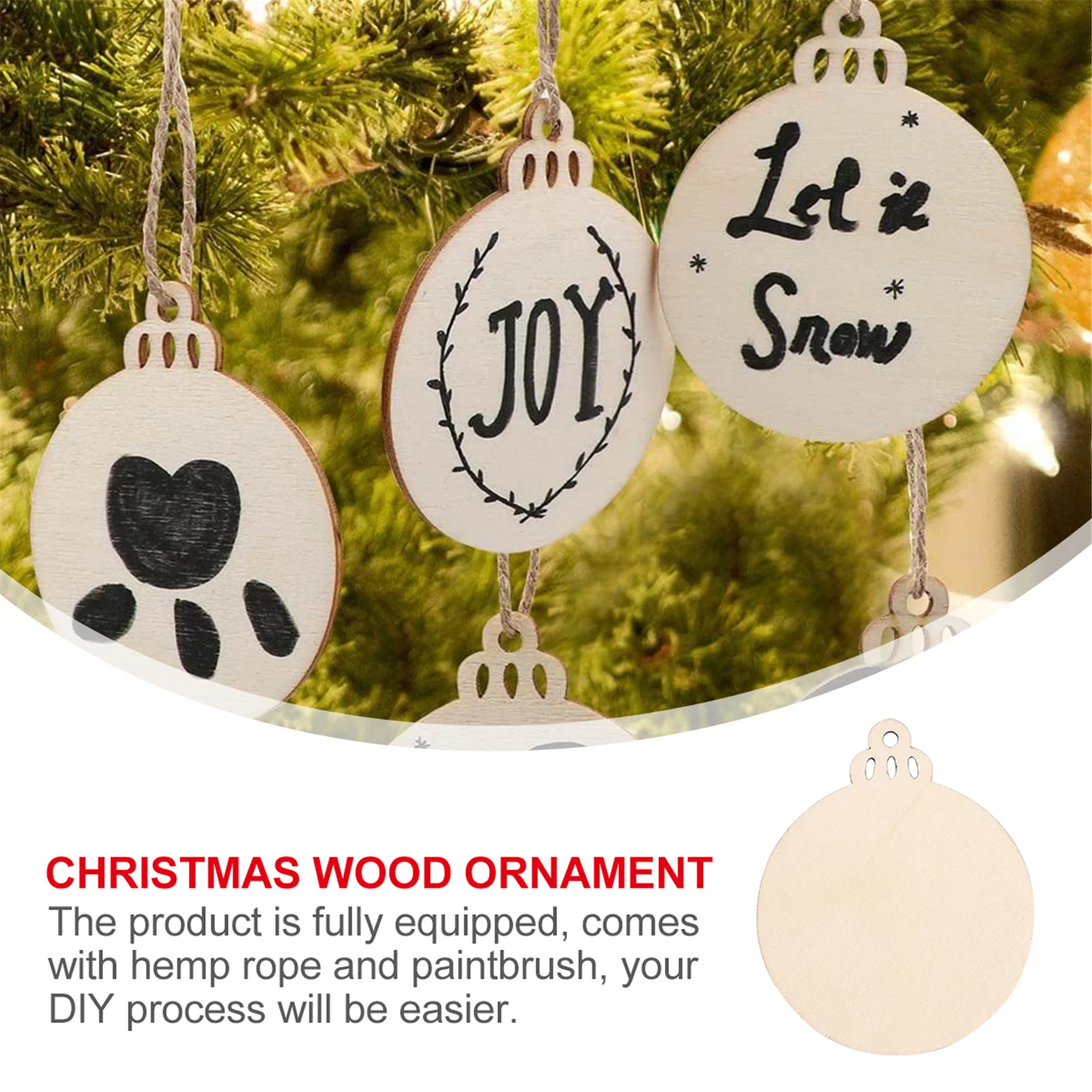 114Pcs Christmas Wooden Ornaments Kit DIY Blank Wood Chip Decorations Snowflake Deer Tree Hanging Set for Holiday Craft
114Pcs Christmas Wooden Ornaments Kit DIY Blank Wood Chip Decorations Snowflake Deer Tree Hanging Set for Holiday Craft