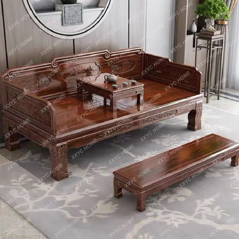 New Chinese Solid Wood Antique Sofa Ming And Qing Classical Homestay Log Elm Tiger Foot Carving
New Chinese Solid Wood Antique Sofa Ming And Qing Classical Homestay Log Elm Tiger Foot Carving