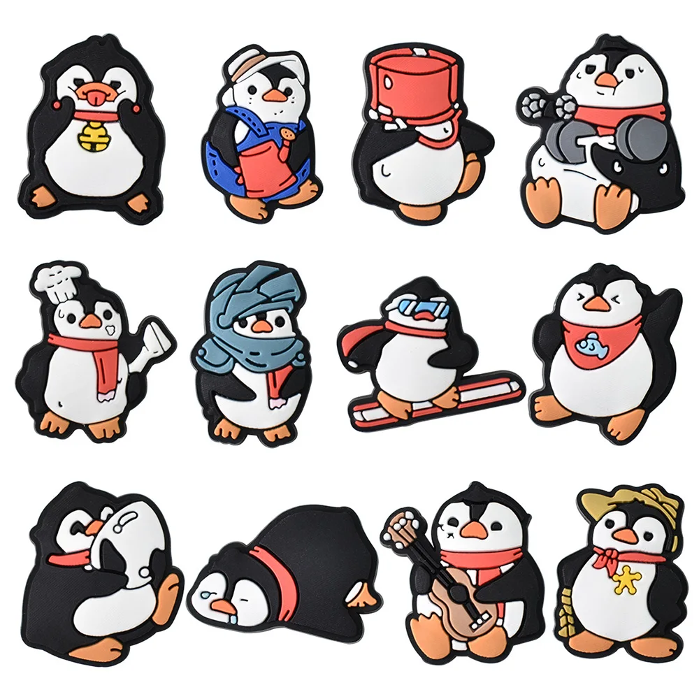 1-12pcs Penguin series cartoon Shoe Charms Accessories for Classic Clog Sandal Garden Shoe Decoration Buckle Kids Christmas Gift
1-12pcs Penguin series cartoon Shoe Charms Accessories for Classic Clog Sandal Garden Shoe Decoration Buckle Kids Christmas Gift