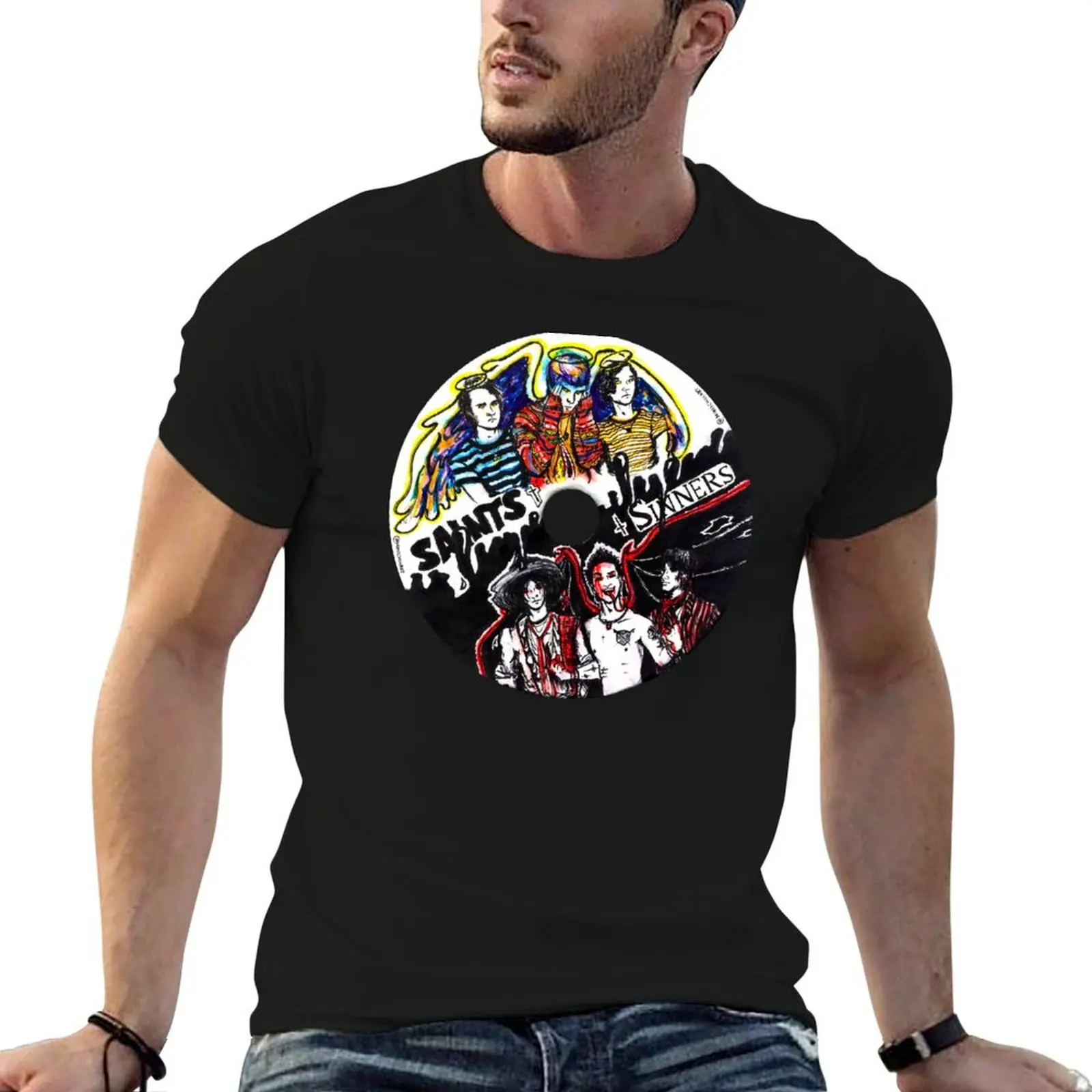 T-Shirt for Saints for shirt - fit t #19 slim percent shirts Sinners t & cotton man 100 man
T-Shirt for Saints for shirt - fit t #19 slim percent shirts Sinners t & cotton man 100 man