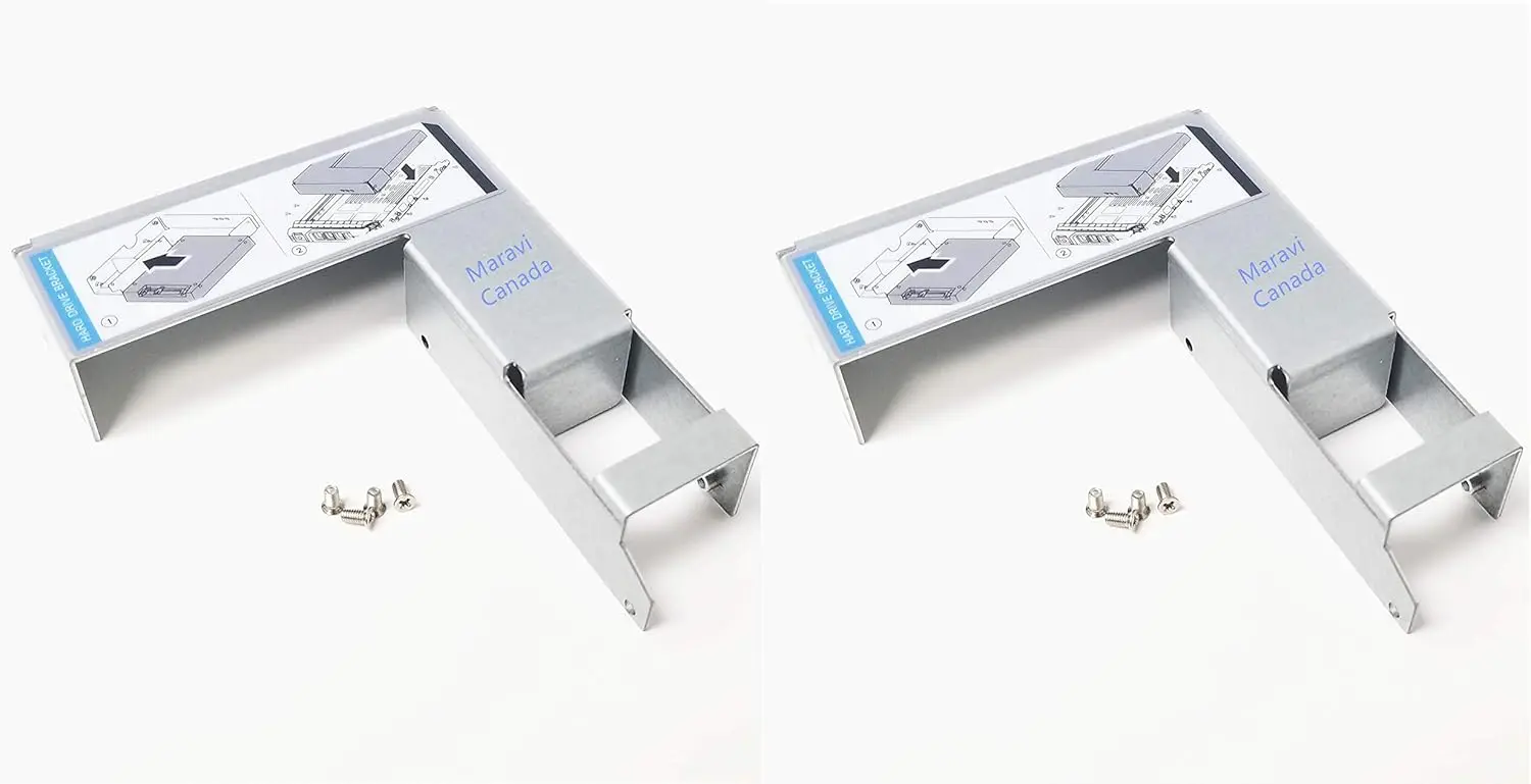 2.5" SSD/SAS/SATA to 3.5" Drive Tray Adapter Bracket for Dell HP IBM Lenovo Mac, 2-Pack with Screws
2.5" SSD/SAS/SATA to 3.5" Drive Tray Adapter Bracket for Dell HP IBM Lenovo Mac, 2-Pack with Screws
