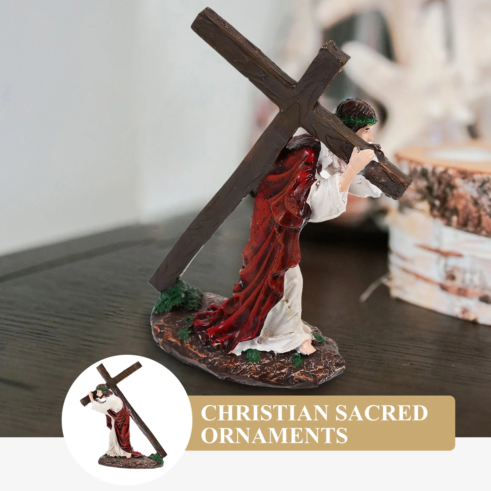 1Pcs High Quality Resin Jesus Cross Ornament Detailed Christian Decoration for Home Office Religious Gifts Jesus Craft
1Pcs High Quality Resin Jesus Cross Ornament Detailed Christian Decoration for Home Office Religious Gifts Jesus Craft