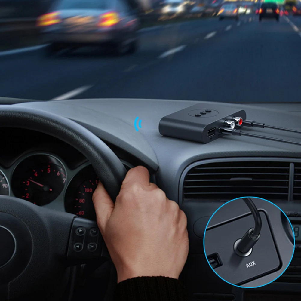 Audio Receiver U Disk RCA 3.5mm AUX NFC Bluetooth-Compatible5.2 USB Stereo Music Wireless Adapter Hands-Free Calls for Car
Audio Receiver U Disk RCA 3.5mm AUX NFC Bluetooth-Compatible5.2 USB Stereo Music Wireless Adapter Hands-Free Calls for Car