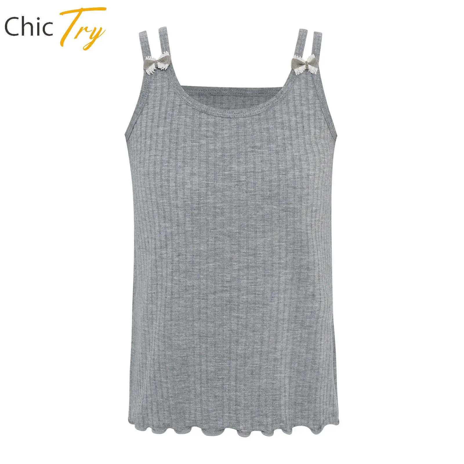 Gentle Protection for Girls Cute Bowknots Striped Texture Lettuce Hem Camisole Sleeveless Double Shoulder Straps Vest Undershirt
Gentle Protection for Girls Cute Bowknots Striped Texture Lettuce Hem Camisole Sleeveless Double Shoulder Straps Vest Undershirt