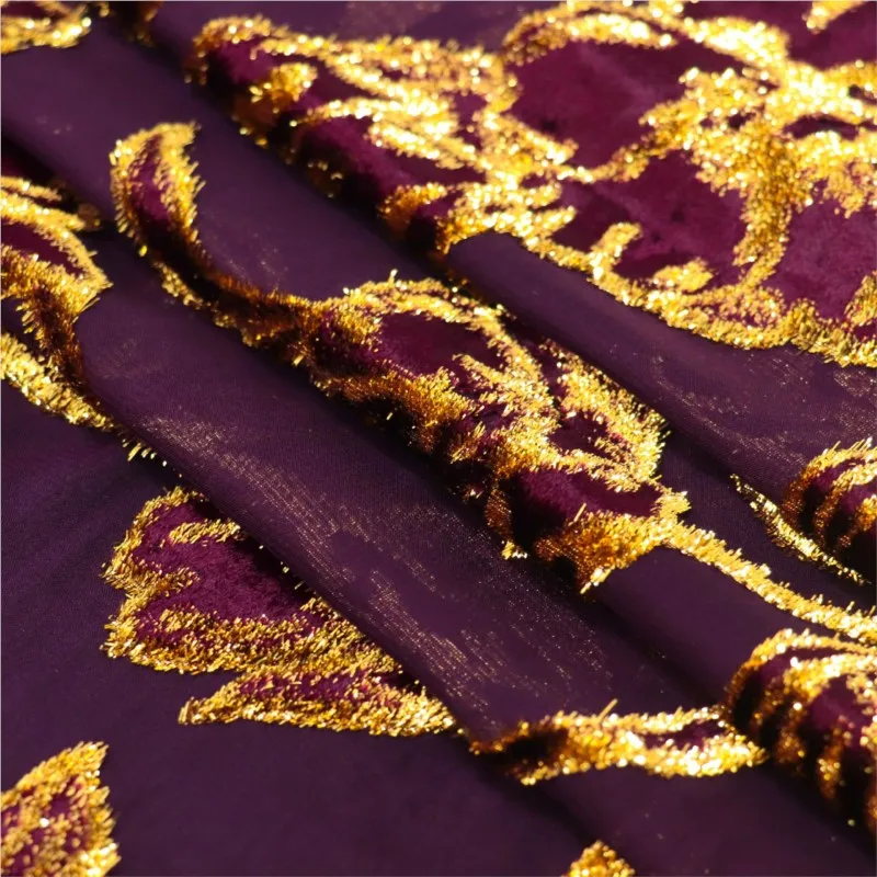 High-end custom-made dress and cheongsam made of woven velvet brocade jacquard viscose fabric
High-end custom-made dress and cheongsam made of woven velvet brocade jacquard viscose fabric