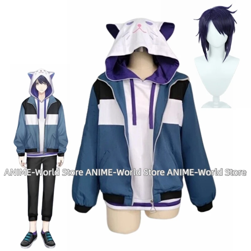 《Custom size》Anime NIJISANJI Vtuber Nagao Kei Ear Hat Hoodie Coat Jacket Cosplay Costume Suit
《Custom size》Anime NIJISANJI Vtuber Nagao Kei Ear Hat Hoodie Coat Jacket Cosplay Costume Suit