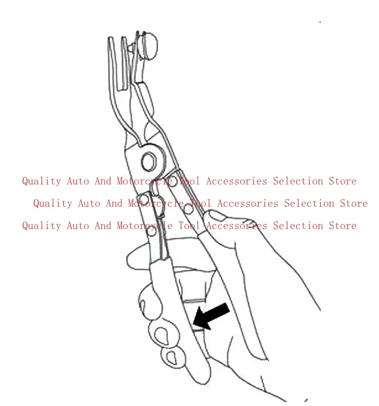1 шт., автомобильные плоскогубцы с резиновой пряжкой под давлением 
1 шт., автомобильные плоскогубцы с резиновой пряжкой под давлением