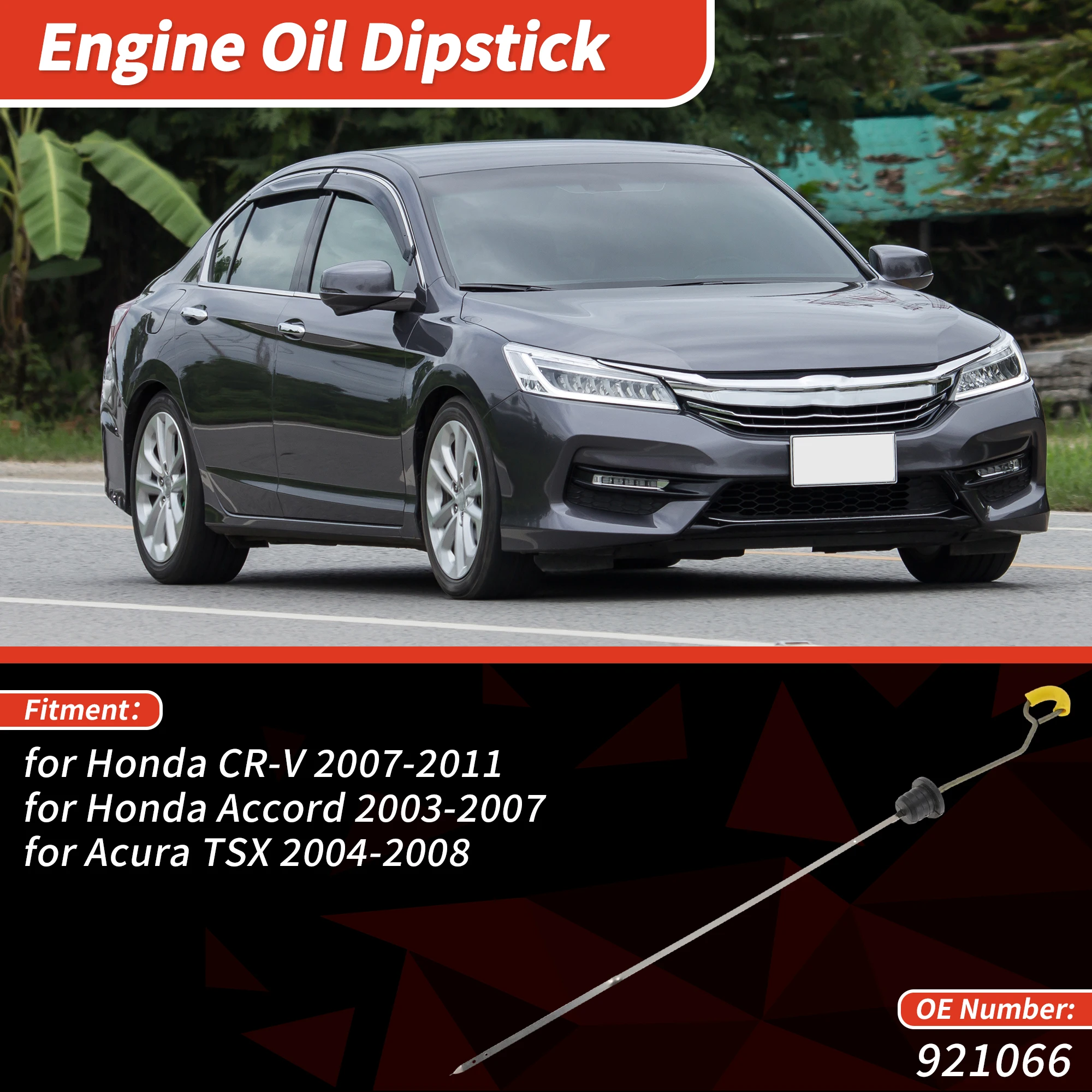 UXCELL Oil Dipstick Oil Level Dip Stick No.921066 for Honda CR-V 2007-2011 – Precisely Engineered Fluid Level Gauge Yellow 1 Pcs
UXCELL Oil Dipstick Oil Level Dip Stick No.921066 for Honda CR-V 2007-2011 – Precisely Engineered Fluid Level Gauge Yellow 1 Pcs